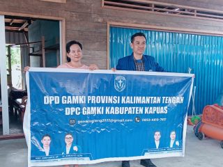 GAMKI Kapuas Salurkan Bantuan untuk Jemaat Terdampak Banjir Bandang